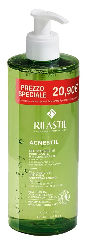 RILASTIL ACNESTIL GEL DETERGENTE 500 ML SPECIAL PRICE - Farmacia Bartoli