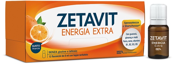 ZETAVIT ENERGIA EXTRA 12 FLACONCINI 8 ML - Farmacia Bartoli