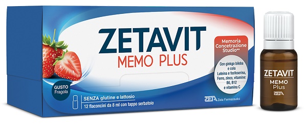 ZETAVIT MEMO PLUS 12 FLACONCINI 8 ML - Farmacia Bartoli