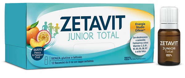 ZETAVIT JUNIOR TOTAL 12 FLACONCINI 8 ML - Farmacia Bartoli