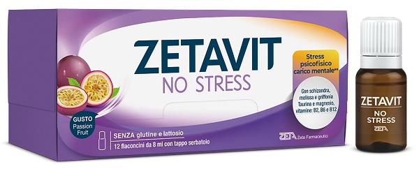 ZETAVIT NO STRESS 12 FLACONCINI  8 ML - Farmacia Bartoli