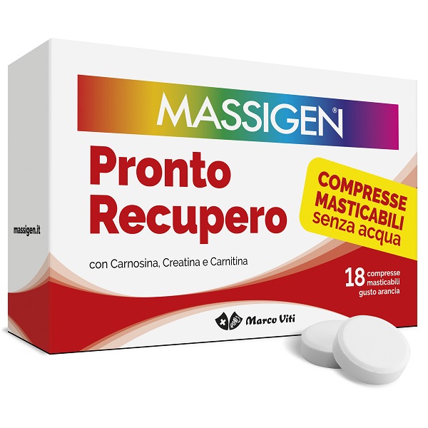 MASSIGEN PRONTO RECUPERO 18 COMPRESSE MASTICABILI - Farmacia Bartoli