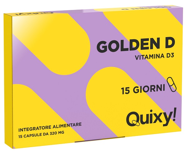QUIXY FARMACIA GOLDEN D- VITAMINA D 15 CAPSULE - Farmacia Bartoli