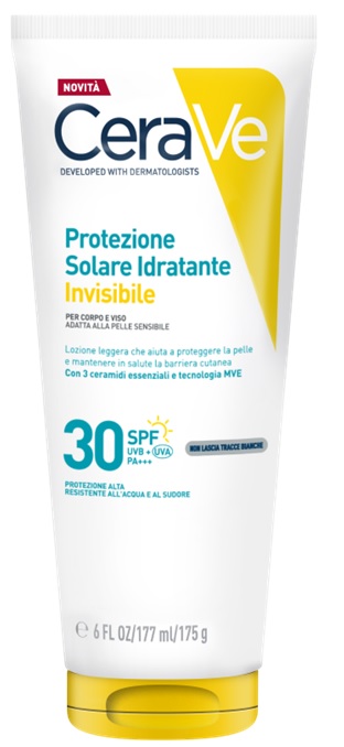 CERAVE PROTEZIONE SOLARE IDRATANTE INVISIBILE SPF30 177 ML - Farmacia Bartoli