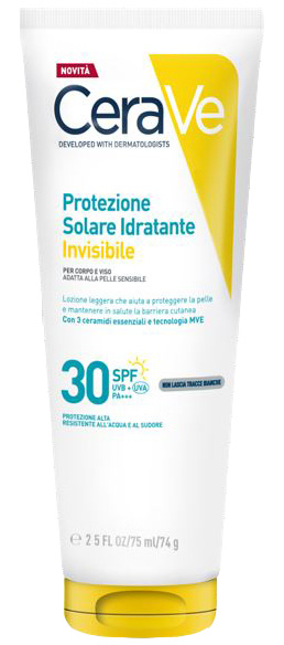 CERAVE PROTEZIONE SOLARE IDRATANTE INVISIBILE SPF30 75 ML - Farmacia Bartoli