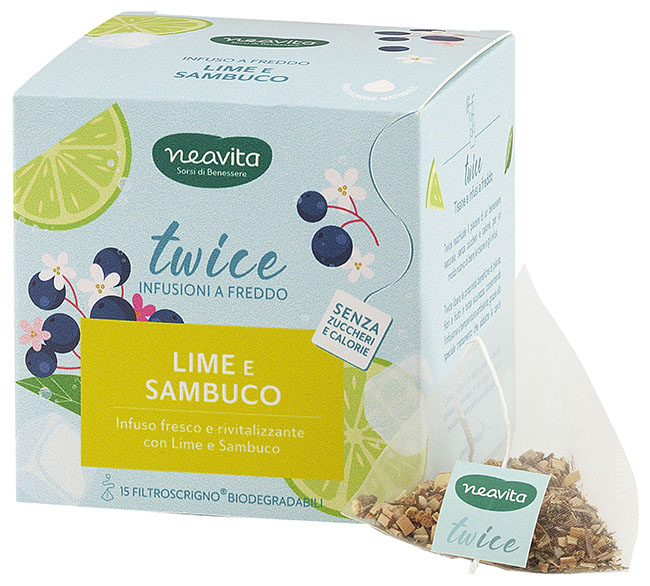 NEAVITA INFUSO TWICE LIME SAMBUCO 15 FILTRI - Farmacia Bartoli