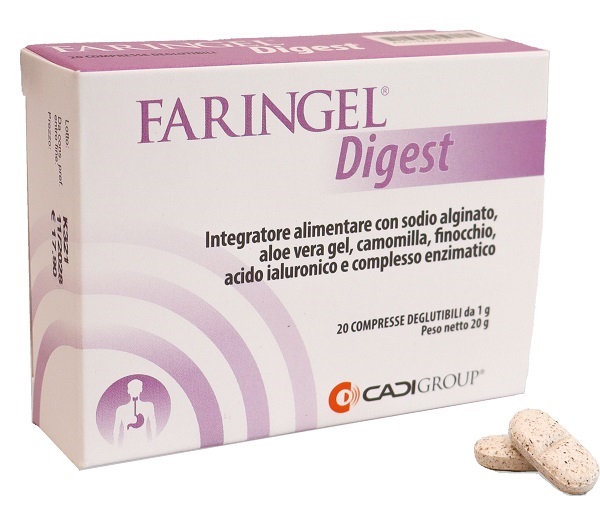 FARINGEL DIGEST 20 COMPRESSE DEGLUTIBILI - Farmacia Bartoli