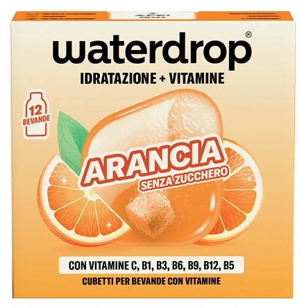 WATERDROP MICRODRINK ARANCIA 12 CUBETTI - Farmacia Bartoli