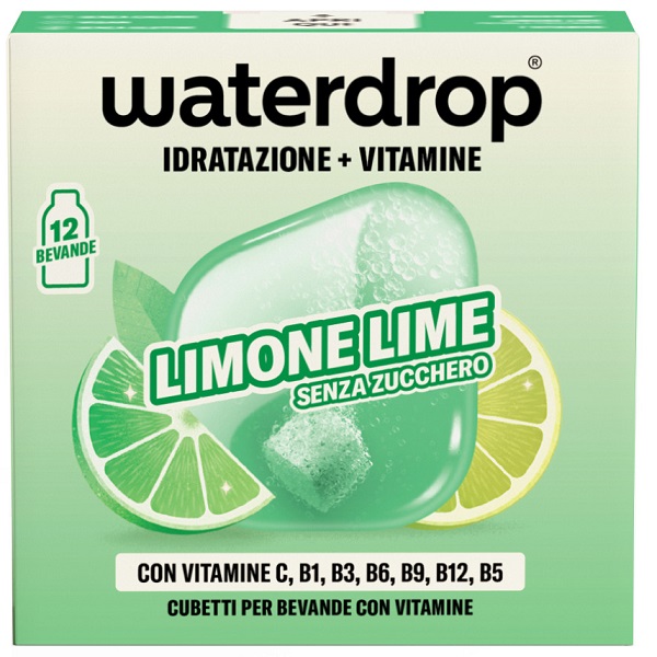 WATERDROP MICRODRINK LIME 12 CUBETTI - Farmacia Bartoli