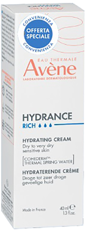 AVENE HYDRANCE CREMA RICCA 40 ML PREZZO SPECIALE 2026 - Farmacia Bartoli