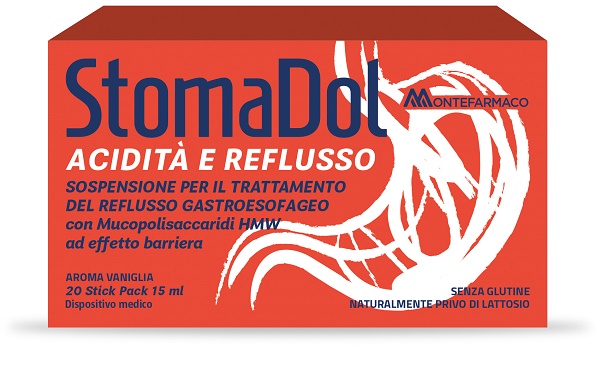 STOMADOL ACIDITA' REFLUSSO 20 STICK PACK DA 15 ML - Farmacia Bartoli