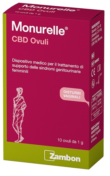 MONURELLE CBD 10 OVULI 1 G - Farmacia Bartoli