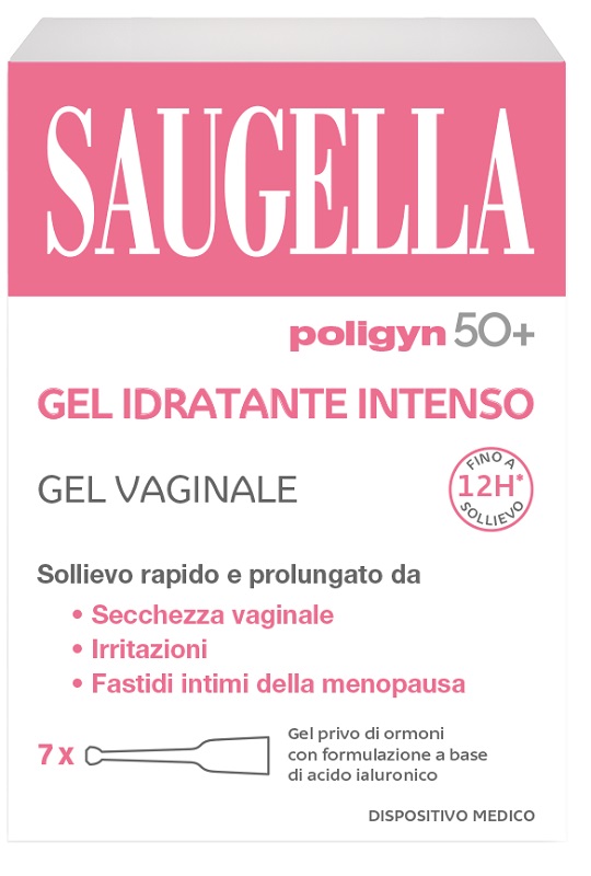 SAUGELLA POLIGYN 50+ GEL IDRATANTE INTENSO 7 TUBETTI MONODOSE DA 4 ML - Farmacia Bartoli