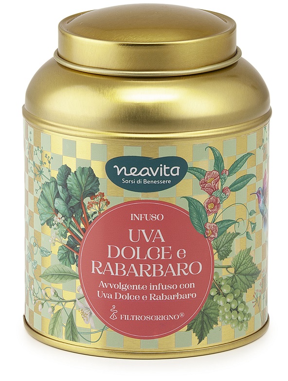 NEAVITA INFUSO UVE DOLCI E RABARBARO 12 FILTROSCRIGNO IN CADDY INFUSI DI PRIMAVERA 12 FILTRI X 3,5 G - Farmacia Bartoli