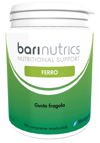 BARINUTRICS FERRO FRAGOLA ITA 90 COMPRESSE - Farmacia Bartoli
