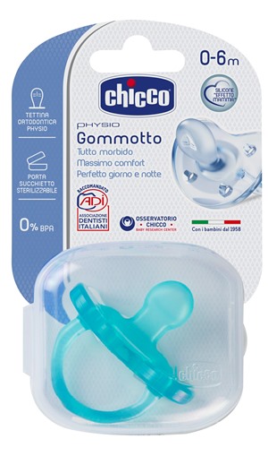 CHICCO GOMMOTTO IN SILICONE BOY 0-6 MESI 1 PEZZO - Farmacia Bartoli