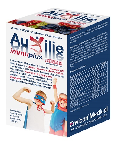 AUXILIE IMMUPLUS JUNIOR SOLUBILE 30 STICK PACK - Farmacia Bartoli