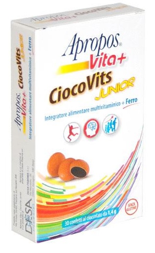 APROPOS VITA+CIOCOVITS MULTIVIT JUNIOR 30 CONFETTI - Farmacia Bartoli
