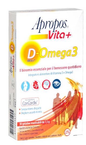 APROPOS VITA+VITAMINA D + OMEGA 3 30 GELATINE - Farmacia Bartoli