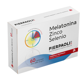 MELATONINA ZINCO SELENIO PIERPAOLI 60 COMPRESSE - Farmacia Bartoli