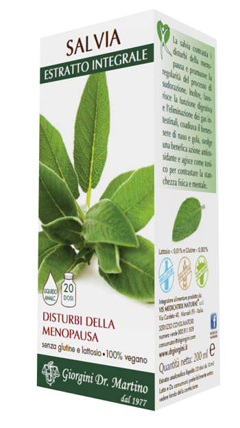 SALVIA ESTRATTO INTEGRALE 200 ML - Farmacia Bartoli