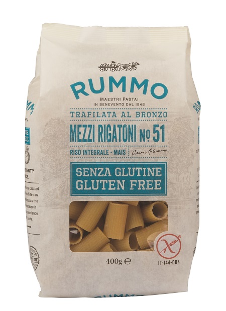 RUMMO MEZZI RIGATONI N51 DI RISO INTEGRALE E MAIS 400 G - Farmacia Bartoli