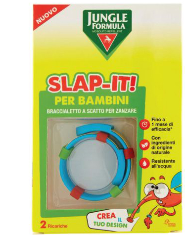 JUNGLE FORMULA SLAP-IT BRACCIALETTO ANTI-ZANZARE PER BAMBINI+ 2 RICARICHE - Farmacia Bartoli