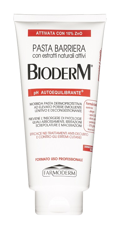 BIODERM PASTA BARRIERA TRASPIRANTE PH AUTOEQUILIBRANTE CON 10% ZINCO 300 ML - Farmacia Bartoli