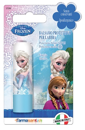 FARMASANKIDS BALSAMO LABBRA FROZEN SPF 15 VANIGLIA - Farmacia Bartoli
