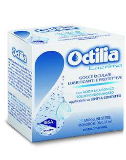 OCTILIA LACRIMA SOLLIEVO PROLUNGATO 20 FLACONCINI MONODOSE 0,35 ML - Farmacia Bartoli