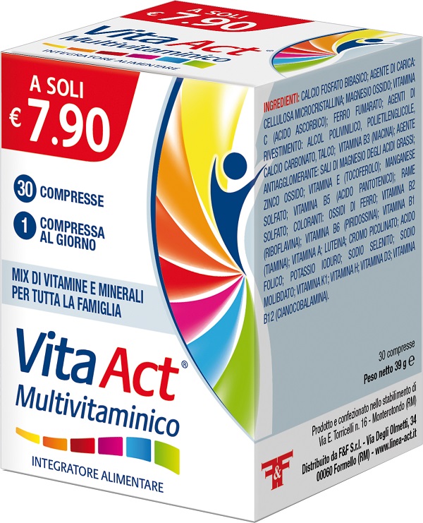 VITA ACT MULTIVITAMINICO 30 COMPRESSE - Farmacia Bartoli