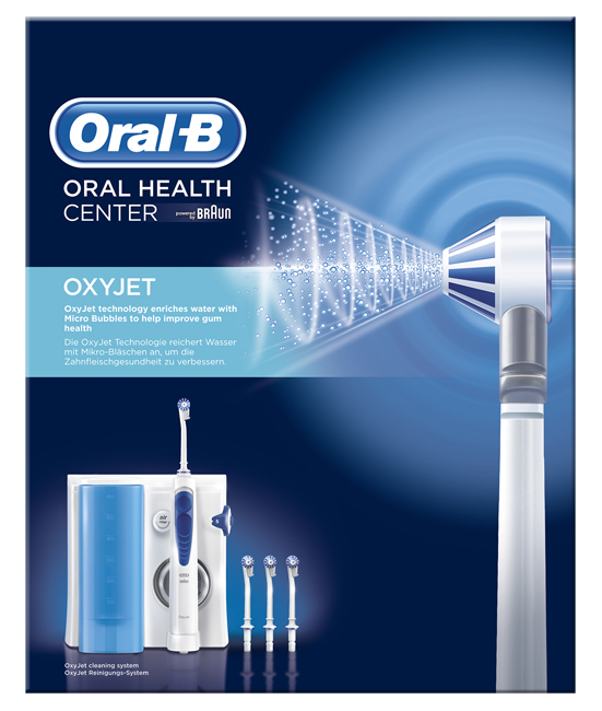 ORAL-B ORAL HEALTH CENTER IDROPULSORE OXYJET MD20 - Farmacia Bartoli