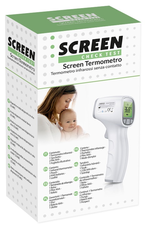 TERMOMETRO A INFRAROSSI SENZA CONTATTO SCREEN - Farmacia Bartoli