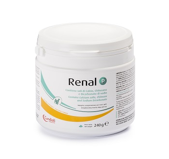RENAL P MANGIME COMPLEMENTARE PER CANI E GATTI BARATTOLO 240 G - Farmacia Bartoli