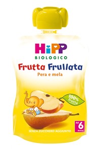 HIPP BIO FRUTTA FRULLATA PERA MELA 90 G - Farmacia Bartoli