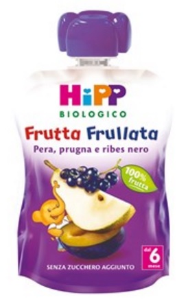 HIPP BIO FRUTTA FRULLATA PERA PRUGNA RIBES 90 G - Farmacia Bartoli