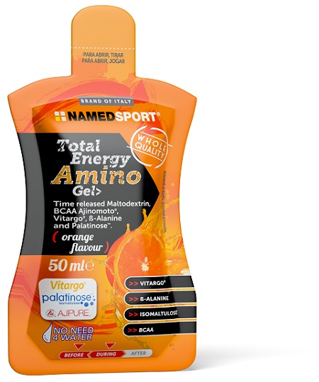 TOTAL ENERGY AMINO GEL ORANGE FLAVOUR 50 ML - Farmacia Bartoli