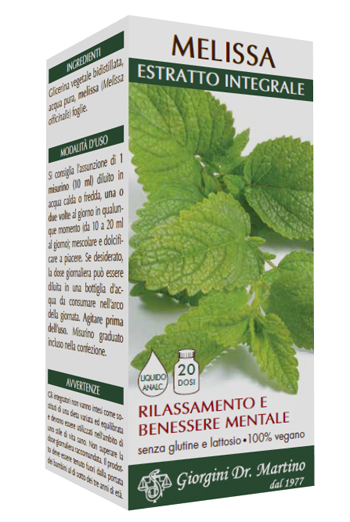 MELISSA ESTRATTO INTEGRALE 200 ML - Farmacia Bartoli