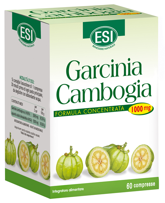 ESI GARCINIA CAMBOGIA 1000 MG 60 COMPRESSE - Farmacia Bartoli