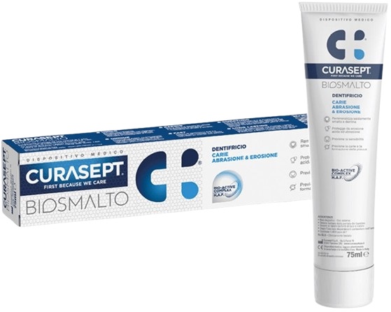 CURASEPT BIOSMALTO CARIE DENTIFRICIO 75 ML - Farmacia Bartoli