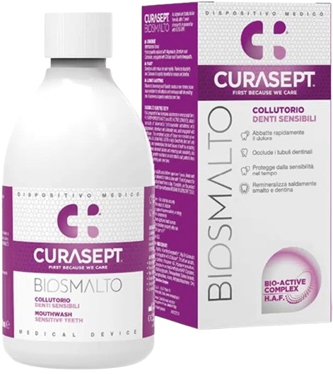 CURASEPT BIOSMALTO COLLUTORIO DENTI SENSIBILI 300 ML - Farmacia Bartoli