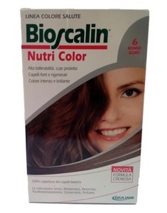 BIOSCALIN NUTRI COLOR 6 BIONDO SCURO SINCROB 124 ML - Farmacia Bartoli
