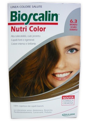 BIOSCALIN NUTRI COLOR 6,3 BIONDO SCURO DORATO SINCROB 124 ML - Farmacia Bartoli
