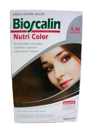 BIOSCALIN NUTRI COLOR 4,36 CIOCCOLATO SINCROB 124 ML - Farmacia Bartoli