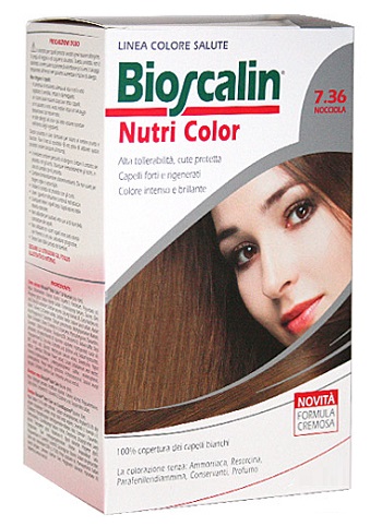 BIOSCALIN NUTRI COLOR 7,36 NOCCIOLA SINCROB 124 ML - Farmacia Bartoli