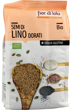 SEMI LINO DORATI SENZA GLUTINE BIO 400 G - Farmacia Bartoli