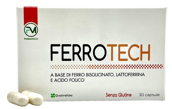 FERROTECH 30 CAPSULE DA 550MG - Farmacia Bartoli
