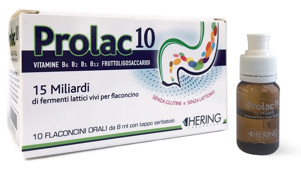 PROLAC10 FERMENTI LATTICI 15 MILIARDI 10 FLACONCINI 8 ML - Farmacia Bartoli