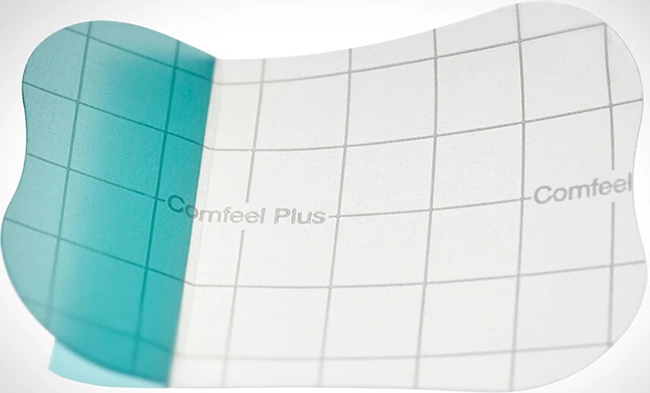 MEDICAZIONE SPECIALE ATTIVA TRASPARENTE CON IDROCOLLOIDE COMFEEL PLUS 5X7 CM 10 PEZZI - Farmacia Bartoli