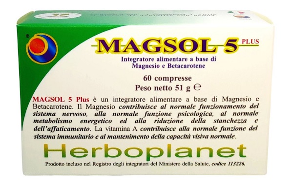 MAGSOL 5 PLUS 60 COMPRESSE - Farmacia Bartoli